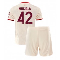 Camiseta Bayern Munich Jamal Musiala #42 Tercera Equipación para niños 2024-25 manga corta (+ pantalones cortos)